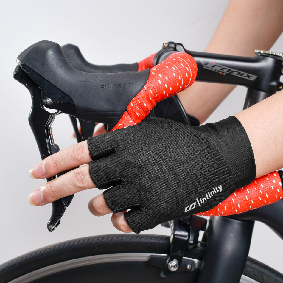 Ice Silk Cycling Gloves – Summer Half-Finger Sun Protection for Men & Women