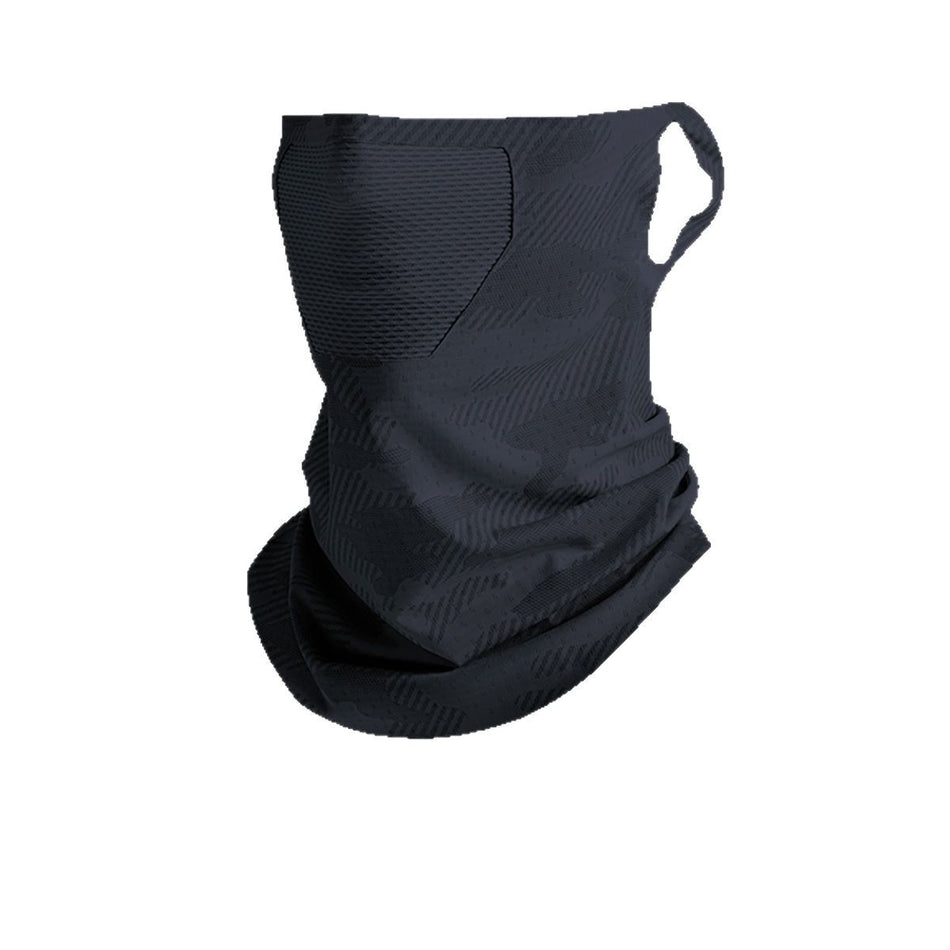 Men’s Ice Silk UV Protection Riding Mask – Summer Ear-Hanging Scarf