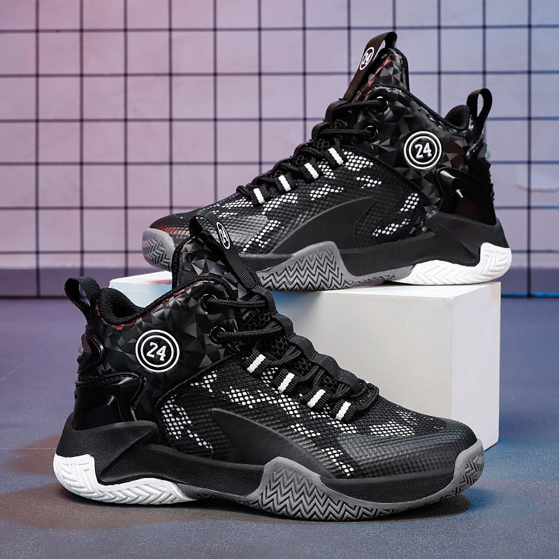 Boys’ Breathable Mesh Basketball Shoes 2022