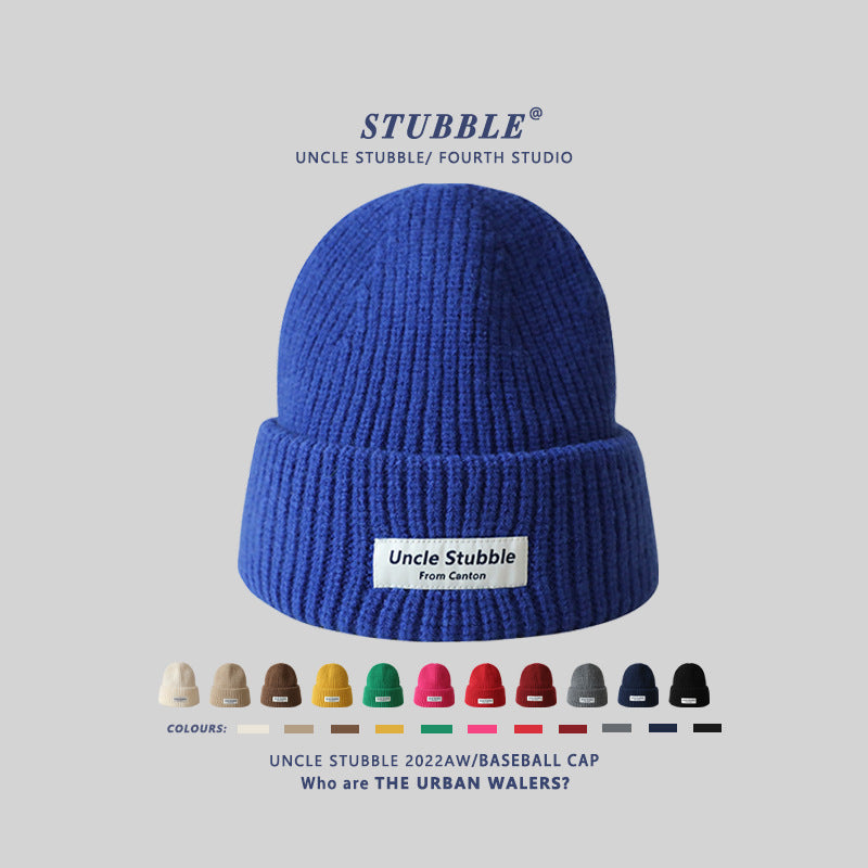 Original Korean Style Wool Knitted Hat Boys Girls Warm