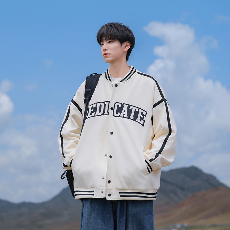 NASA Men's Loose Baseball Jacket – Spring & Autumn 2025