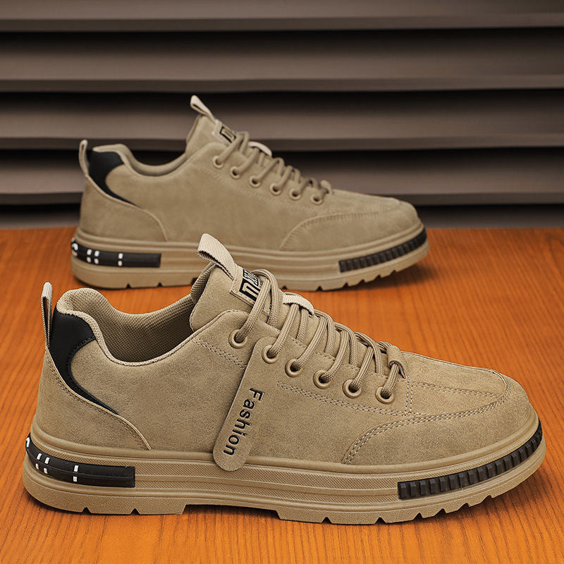 Spring Men’s Breathable Work Sneakers Non-Slip Shoes