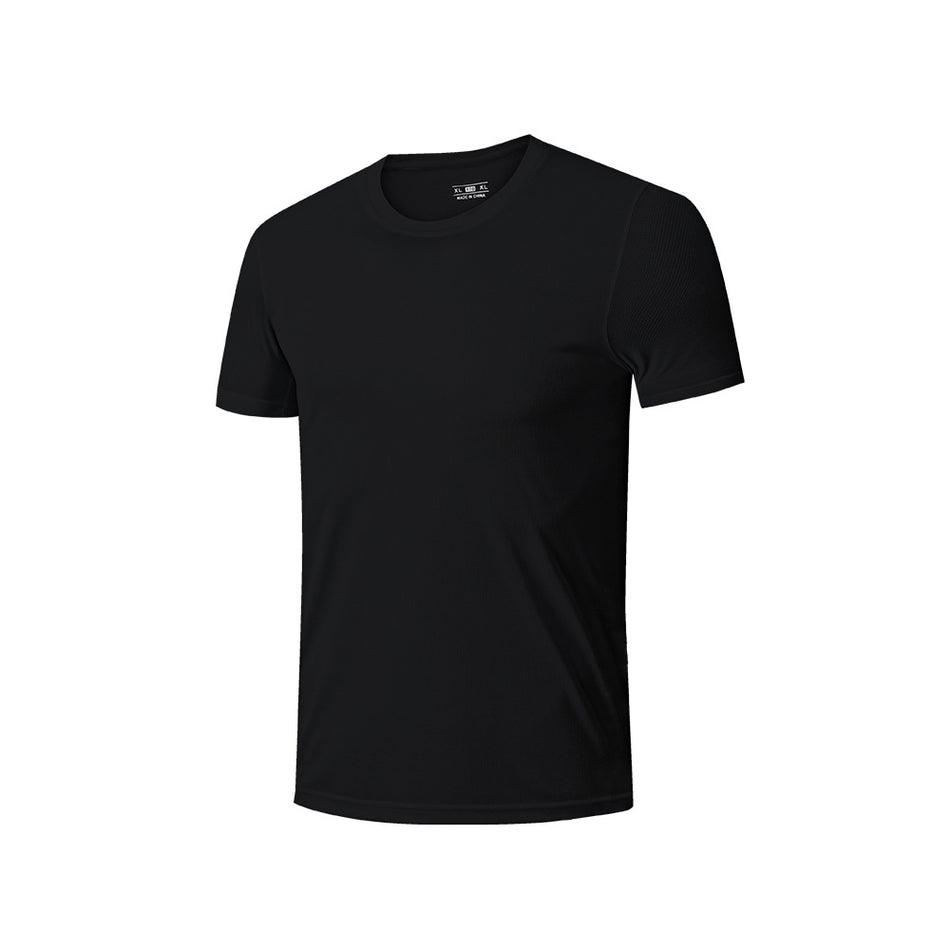 Men's Quick-Dry Sports T-Shirt – Custom Logo & Breathable