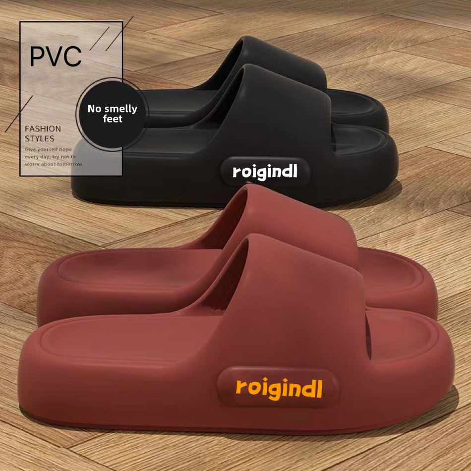 Thick Bottom Slip-On Slippers – Summer Couple Wear