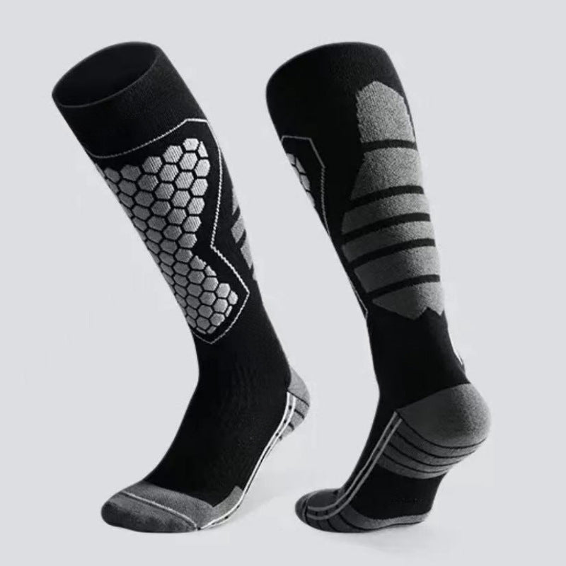 PCK OF 3- Unisex Winter Thickened Wool Ski Socks Warm Stockings