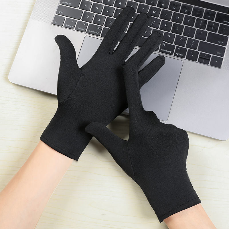 Men’s Spring & Autumn Breathable Work Gloves – High Elastic Sun Protection