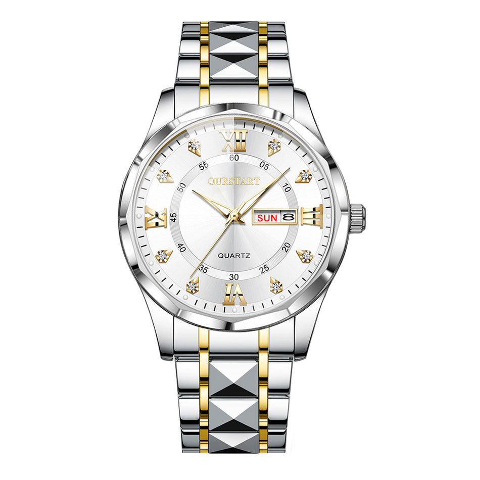 High-End Men’s Luminous Waterproof Quartz Watches