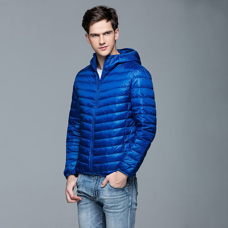 Men’s Lightweight Hooded Down Jacket 2025