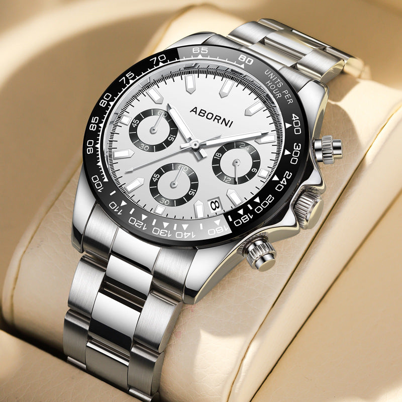Asia Platinum Sports Chronograph Watch for Men