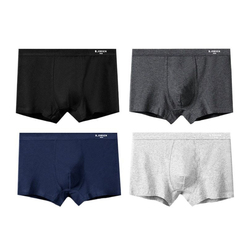 (Pack of 4)-Boys’ Antibacterial Cotton Boxer Shorts – Breathable Comfort