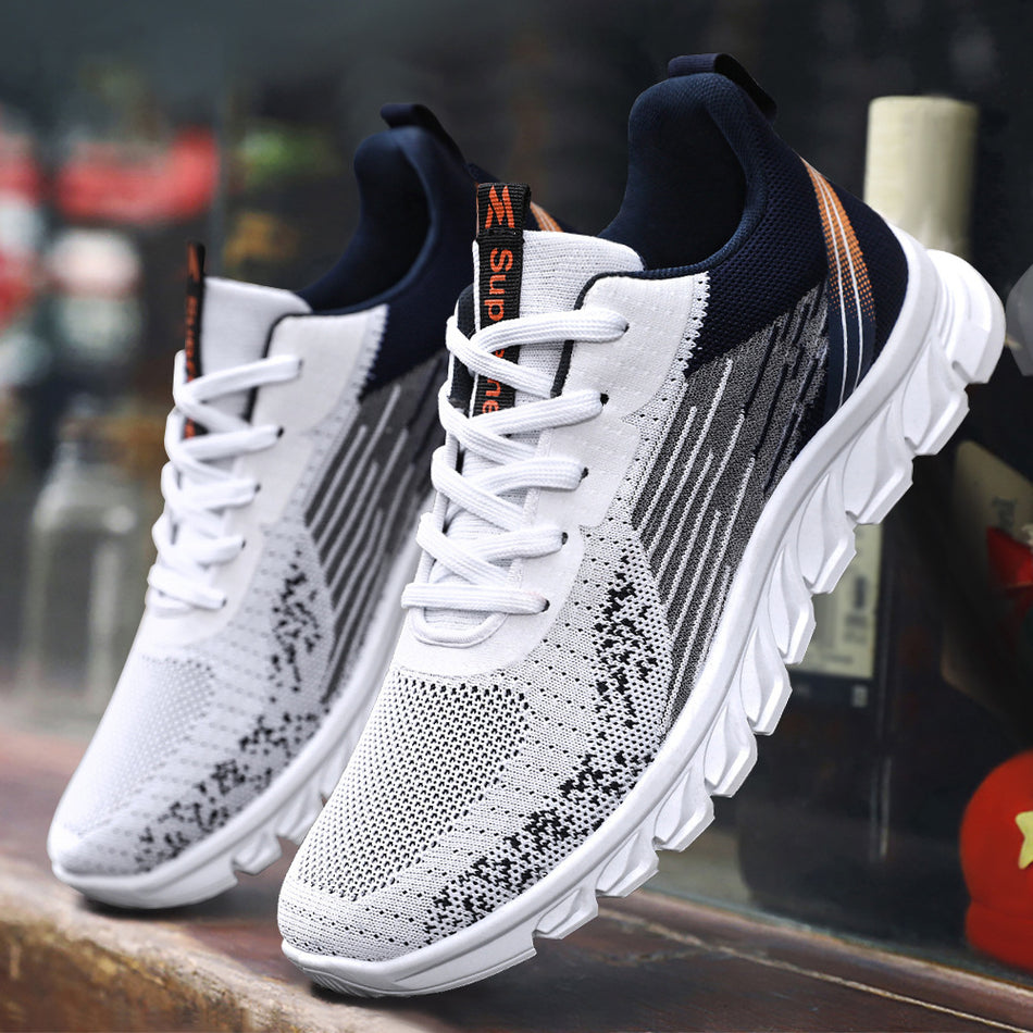 Men's Running Shoes | Spring Lace-Up Sports Sneakers
