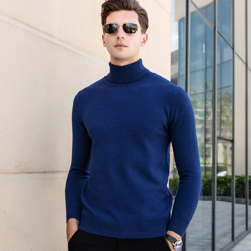 Men’s Turtleneck Knitwear – 2025 Autumn/Winter Warm Pullover