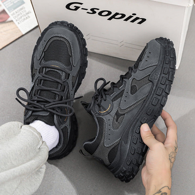Men's 2024 Trendy Daddy Running Shoes Thick-Soled Boost