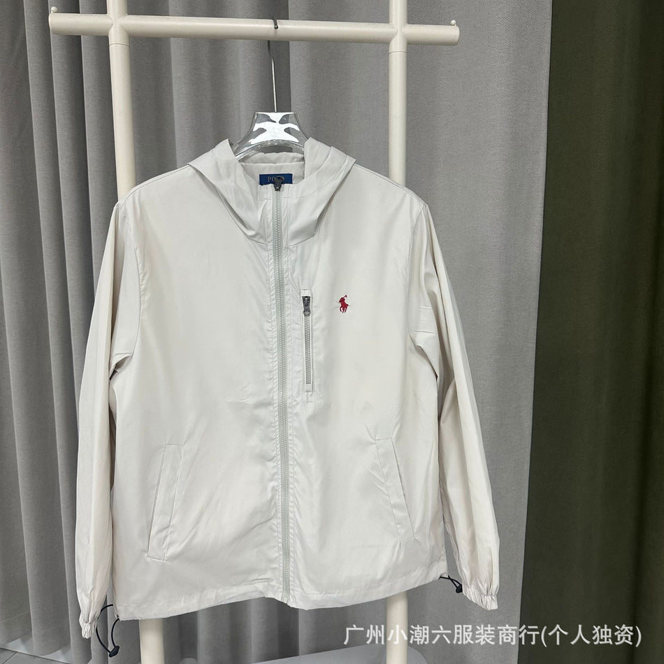 Unisex Thin Hooded Outdoor Windbreaker Jacket Cross-Border