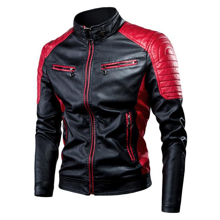 2025 Casual Men's Leather Jacket | Spring Autumn Motorcycle Retro Style