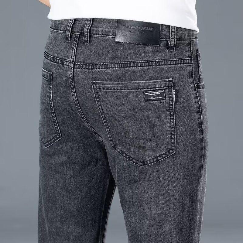 Men’s High Stretch Slim Jeans – Business Casual Comfort