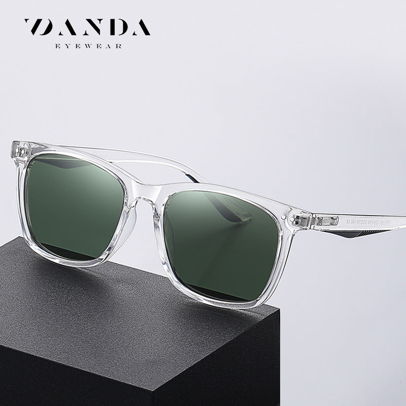 Unisex Retro Polarized Square Sunglasses TR3399