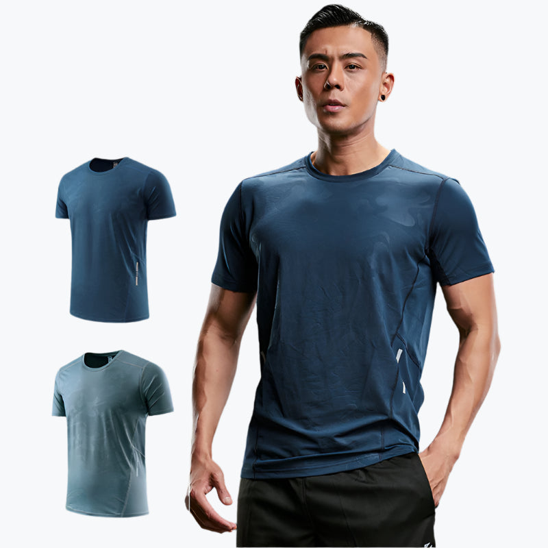 Men's Ice Silk Quick-Dry T-Shirt – Breathable & Light