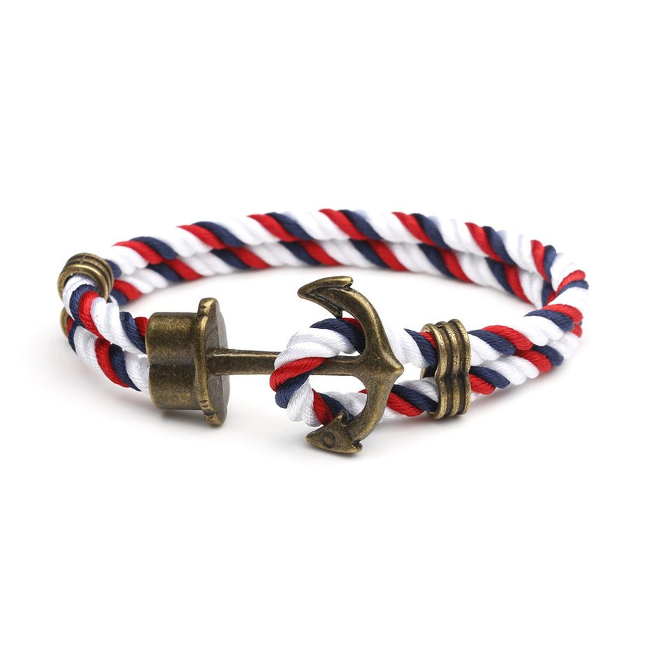 Anchor Bracelet for Men – Handmade Rope Street Style