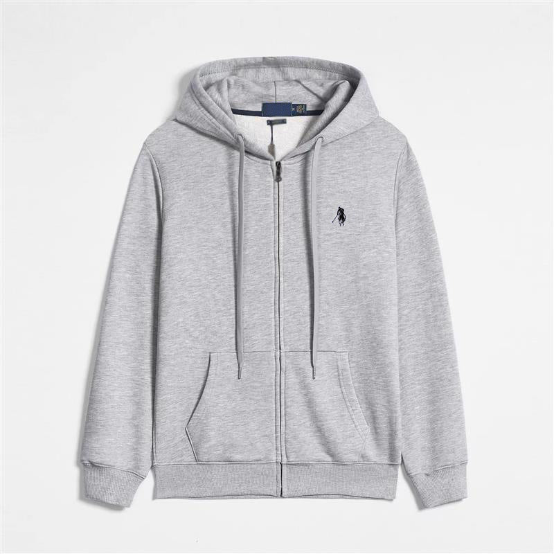 Men’s Loose Polo Hooded Sweatshirt Spring/Fall