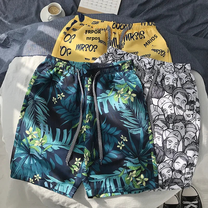 Korean-Style Beach Shorts – Trendy & Loose