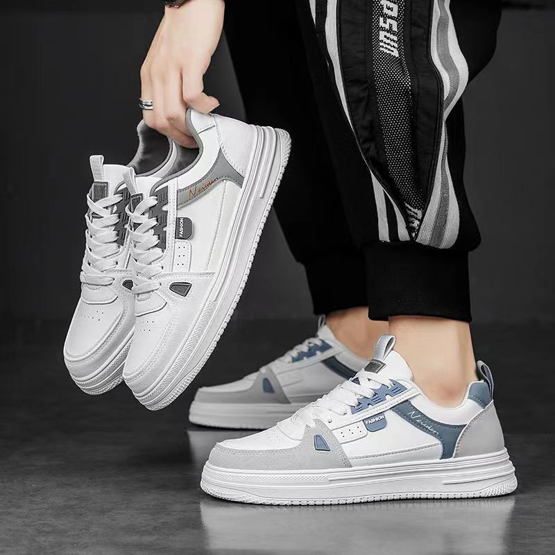 2025 Men’s White Casual Summer Skateboarding Shoes