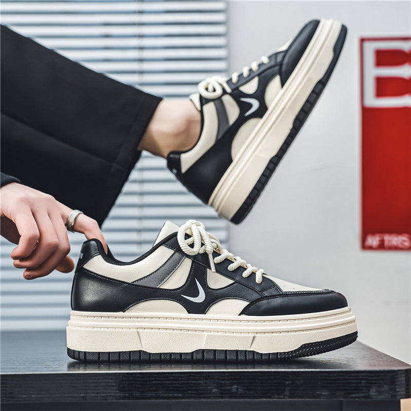 Thick-Soled Korean Style Sports Sneakers for Men