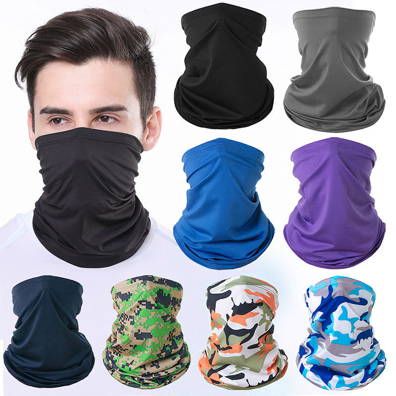 Men’s Summer Ice Silk UV Sunshade Riding Mask – Quick-Dry Headscarf