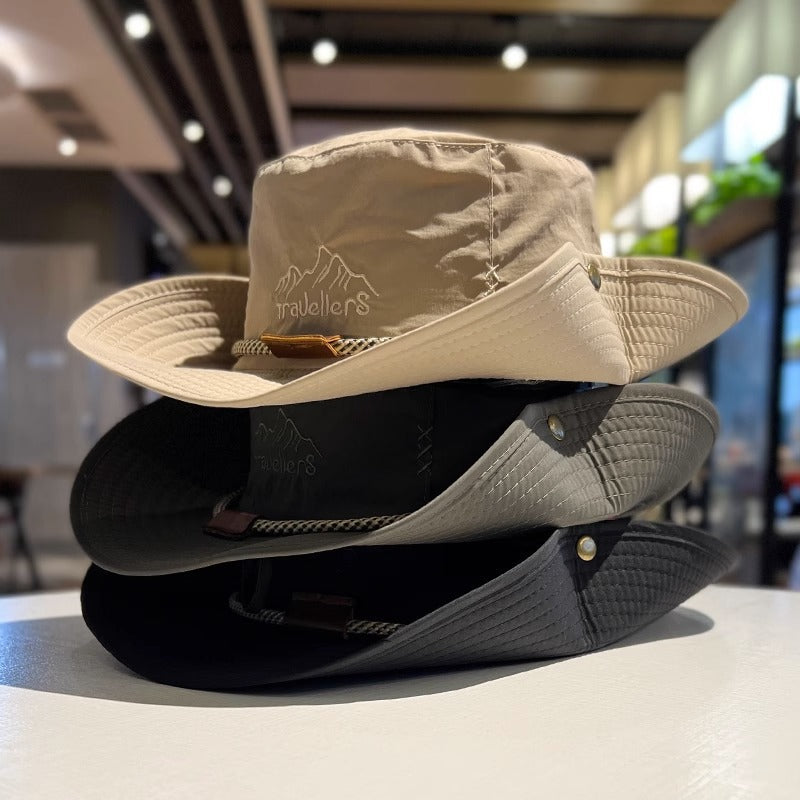 Men’s Summer Fisherman Hat – Wide Brim Sun Protection