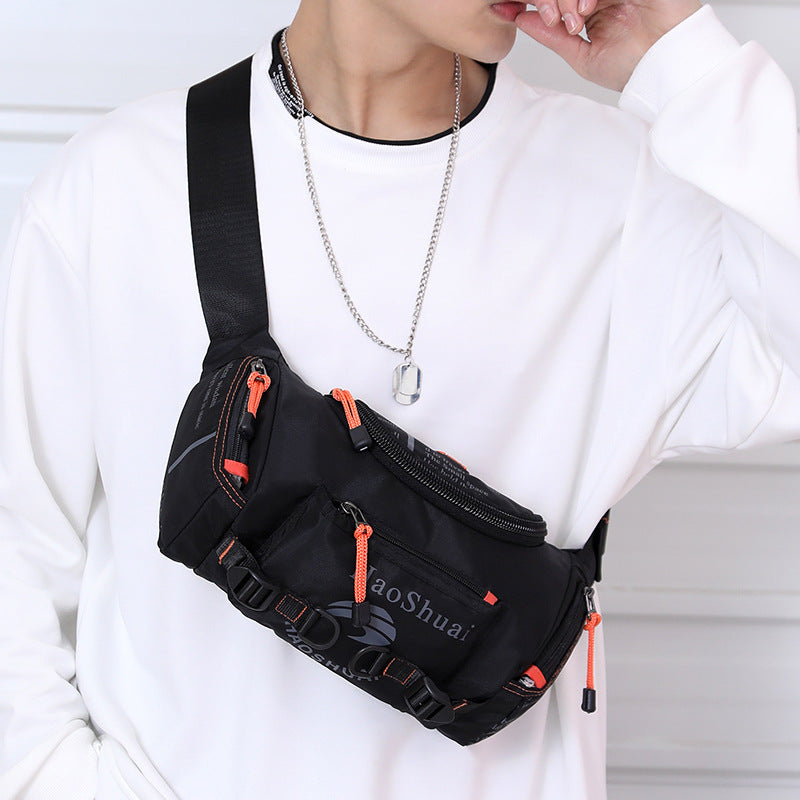 Men’s Large Capacity Chest Crossbody Bag | Dual-Use Backpack