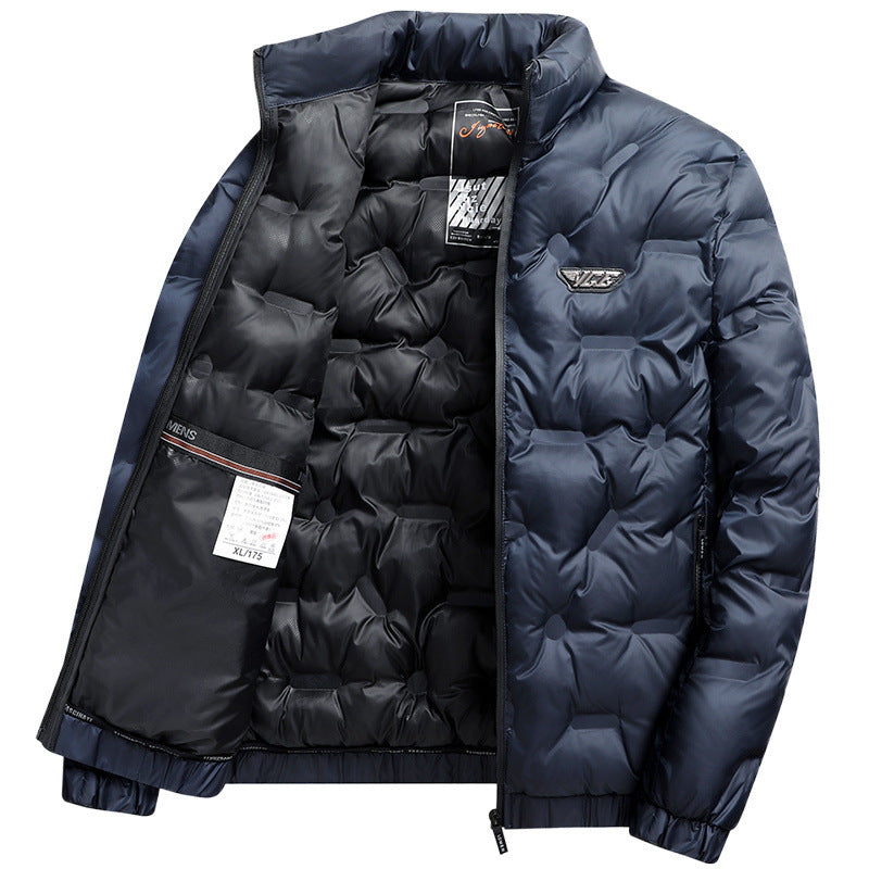 Men’s Warm Winter Stand Collar Cotton Jacket