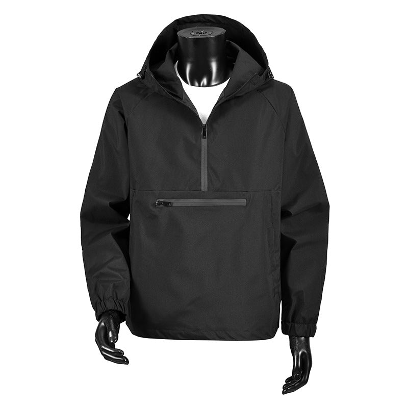 Casual Hooded Workwear Jacket – Men’s 2025 Autumn Fashion Wholesale Top