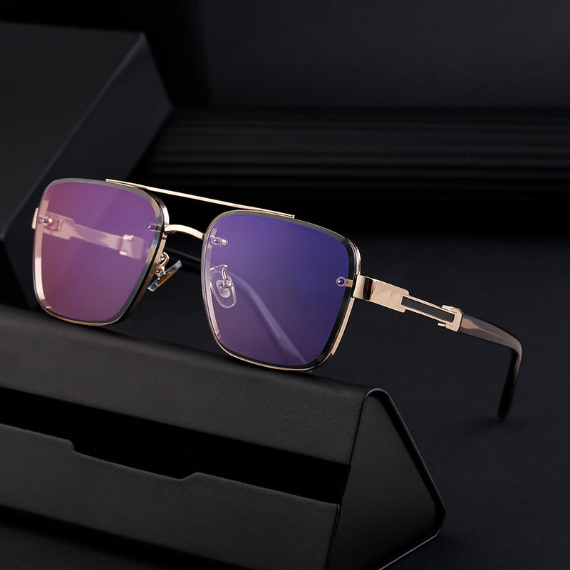 2025 Retro Square Sunglasses – Men’s Driving & Style