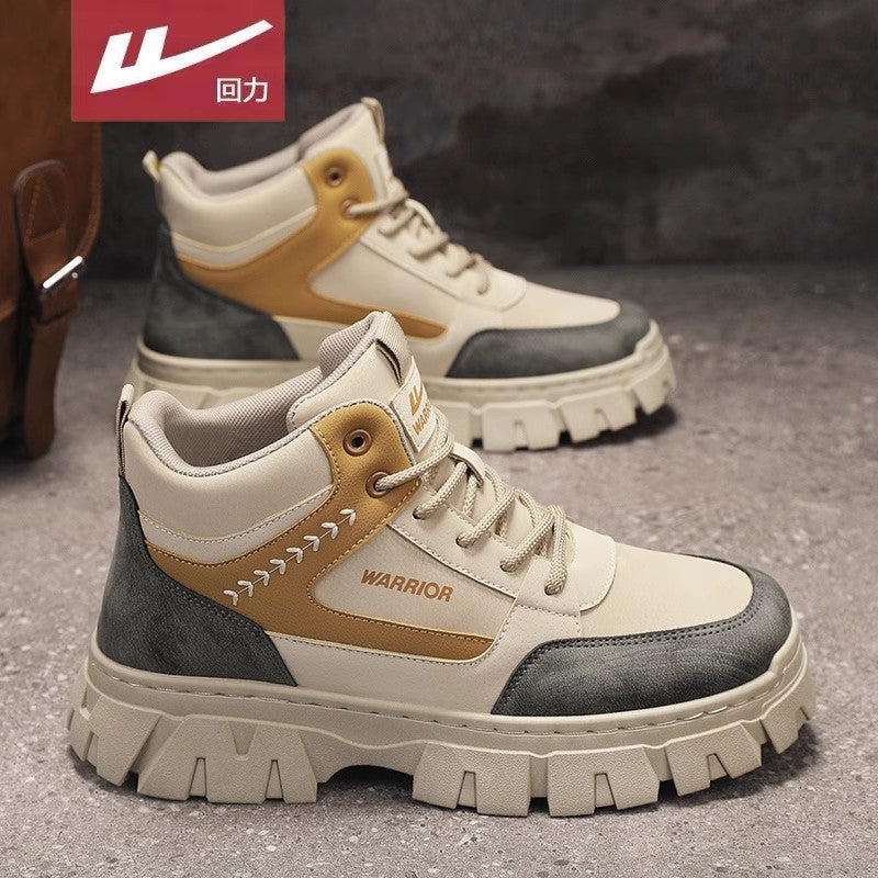 Men's High-Top Martin Boots | Non-Slip Winter Mountaineering