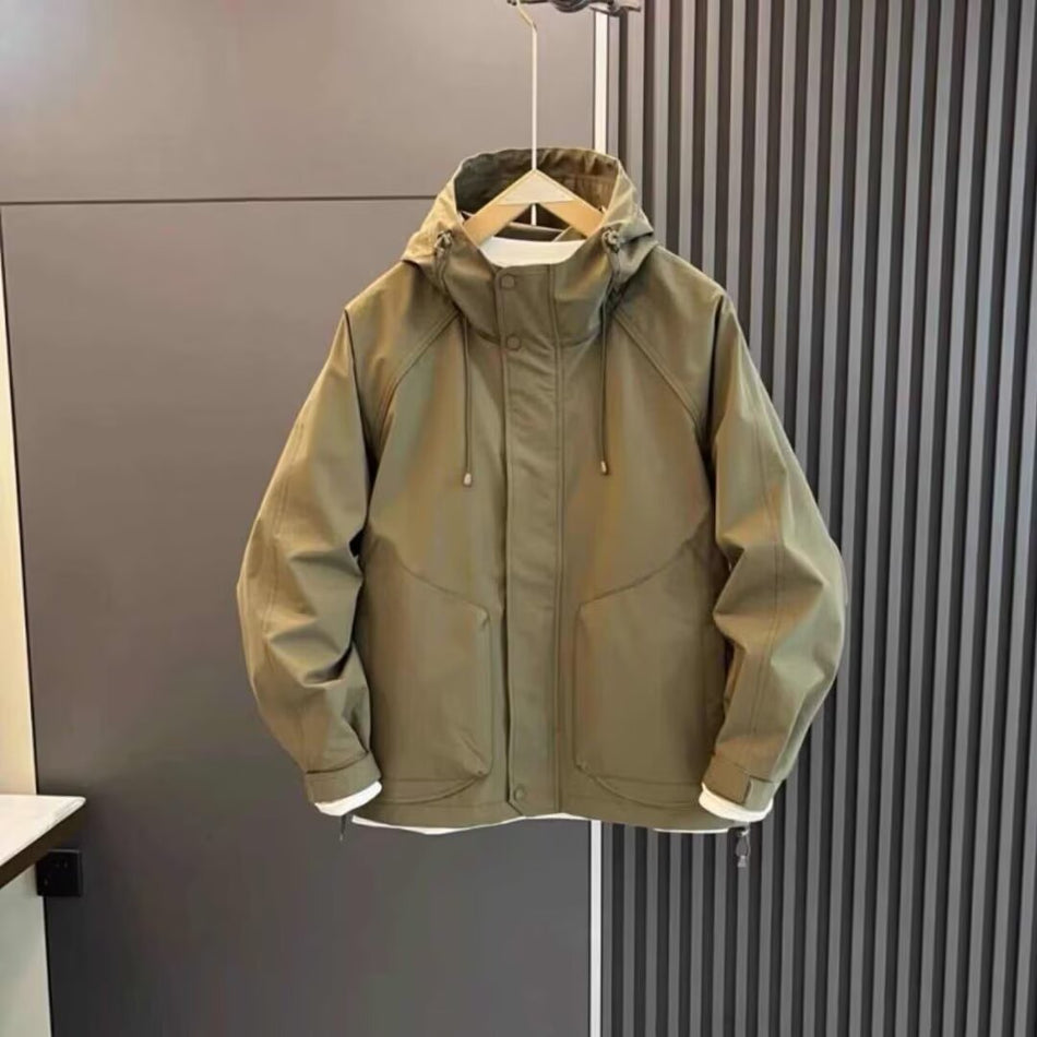 Men’s Spring & Autumn Hooded American-Style Jacket