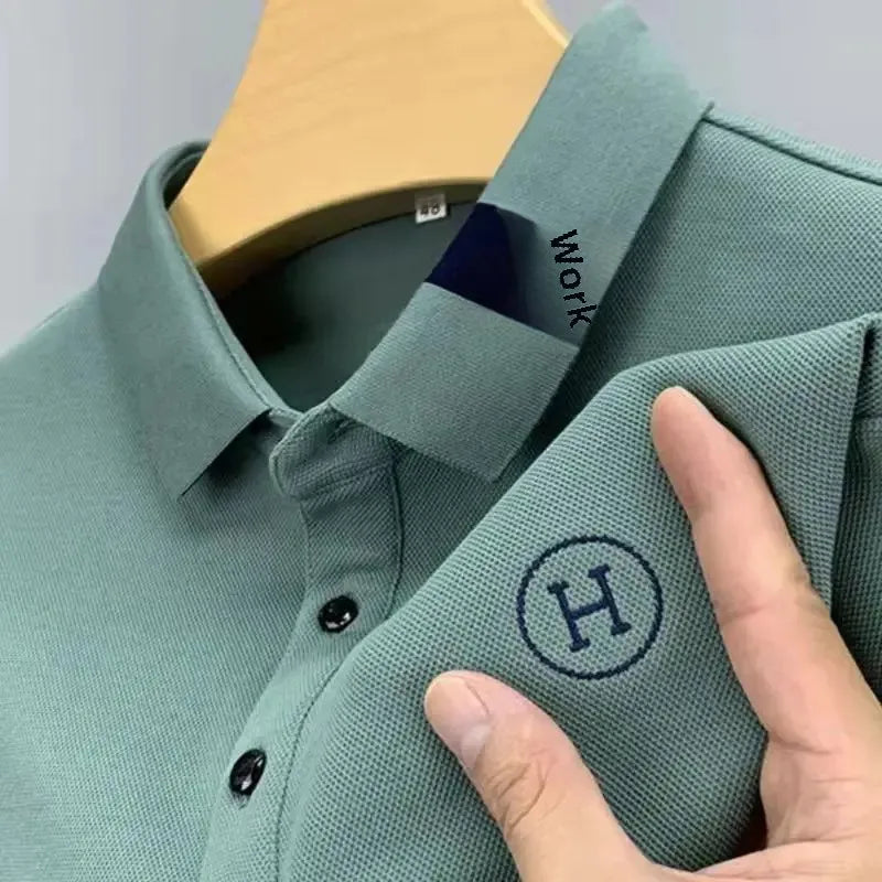 Ice Silk Men's Polo Shirt – Summer 2023 Collection