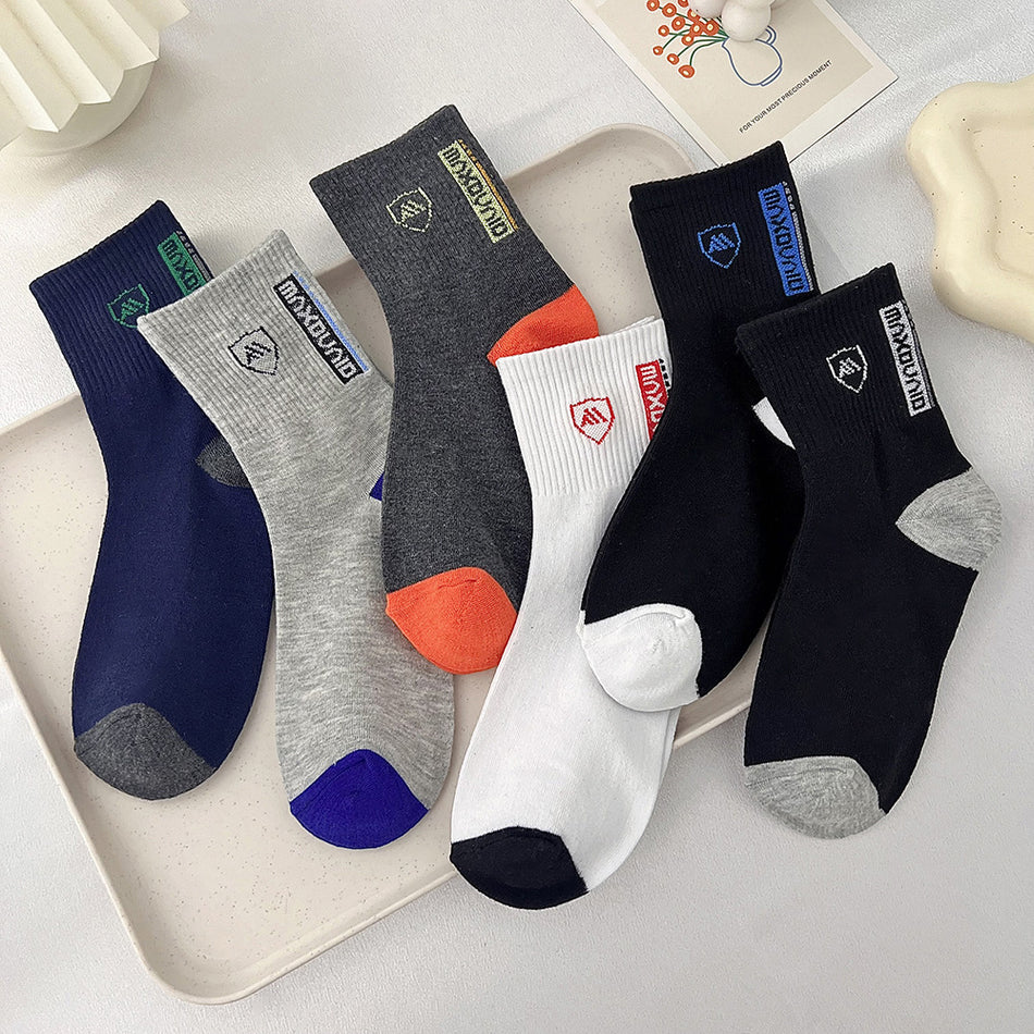 Men’s Color Tube Socks – Breathable, Sporty & Durable