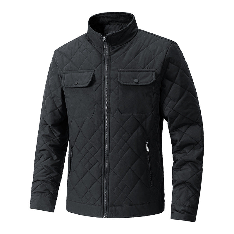 Stand Collar Jacket for Men 2025 | Business & Casual