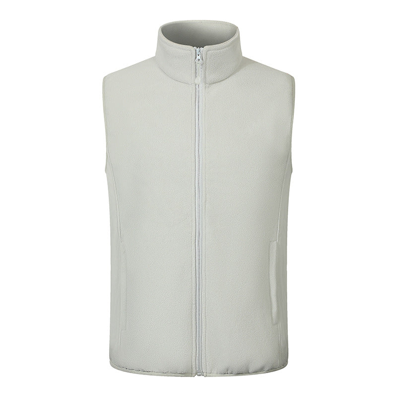 Custom Polar Fleece Vest Autumn Winter Corporate Education Workwear