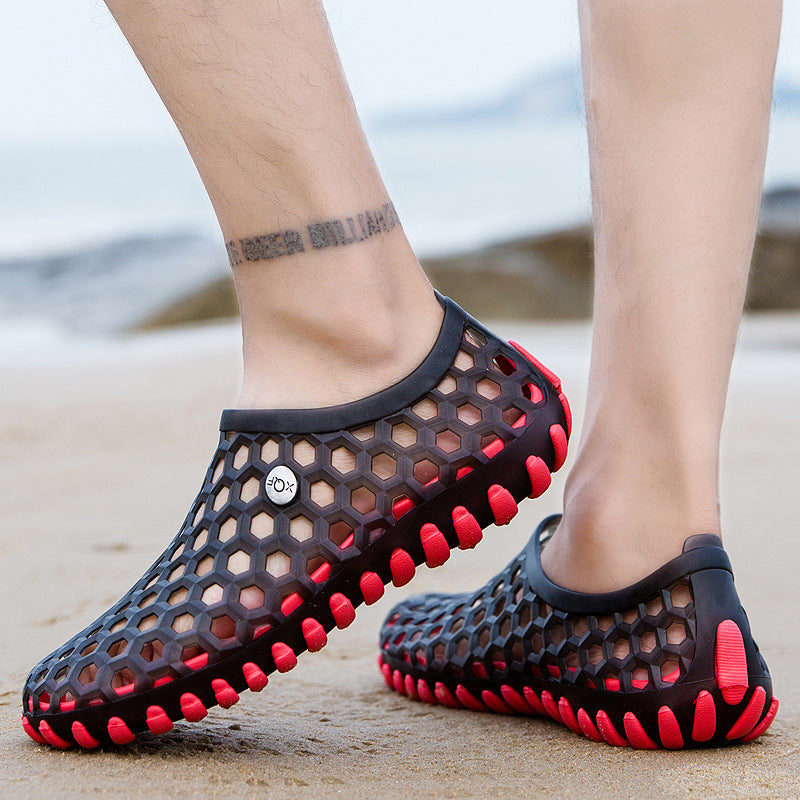 Men’s Mesh Beach Sandals – Breathable & Non-Slip