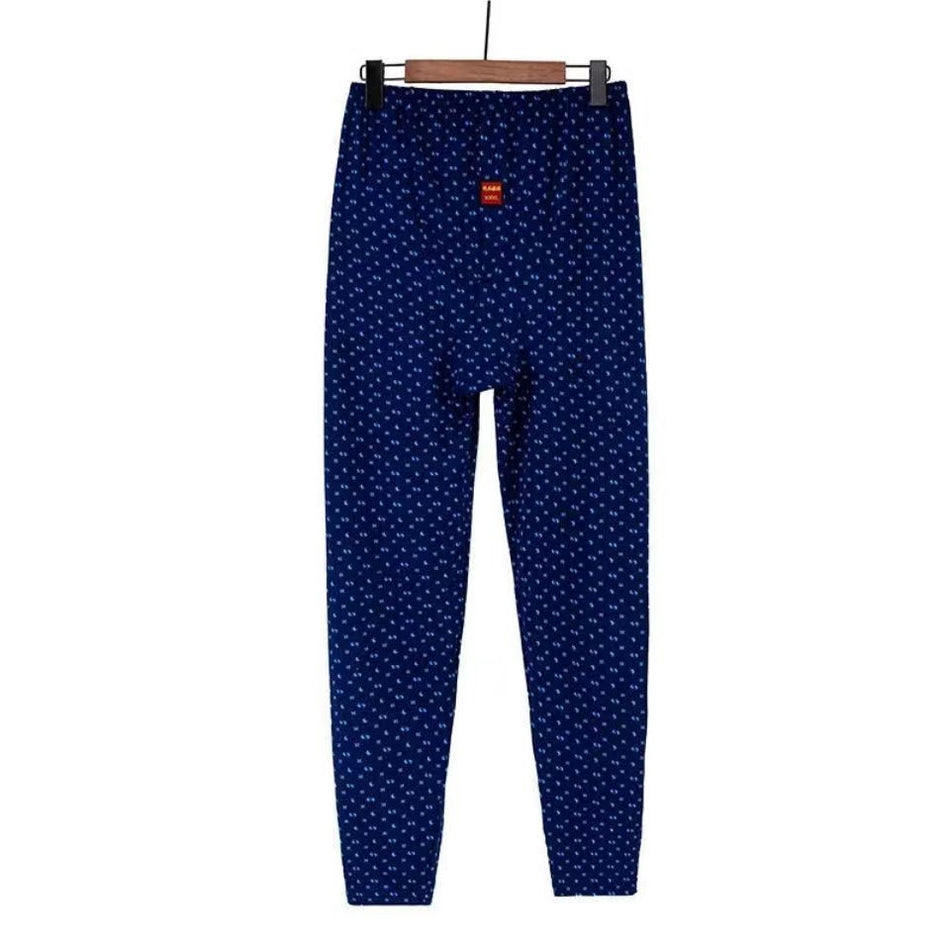 Men’s Modal Printed Stretch Warm Toruser Pants