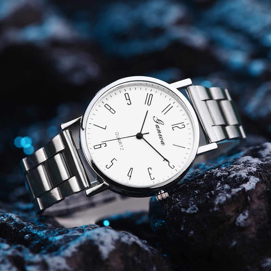Men’s Stainless Steel Quartz Watch