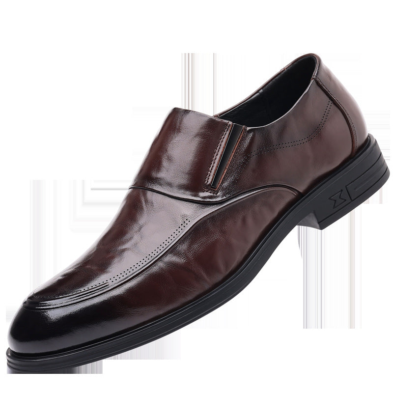 Height-Increasing Leather Shoes – Trendy & Comfy for Men