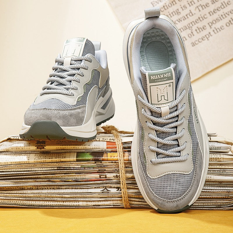 Huanwei Teen Mesh Dad Shoes – Sporty & Trendy