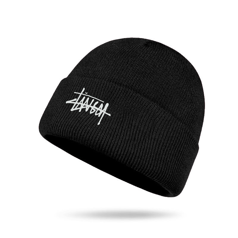 Unisex Knitted Wool Hat – Large & Small Head Autumn/Winter Beanie