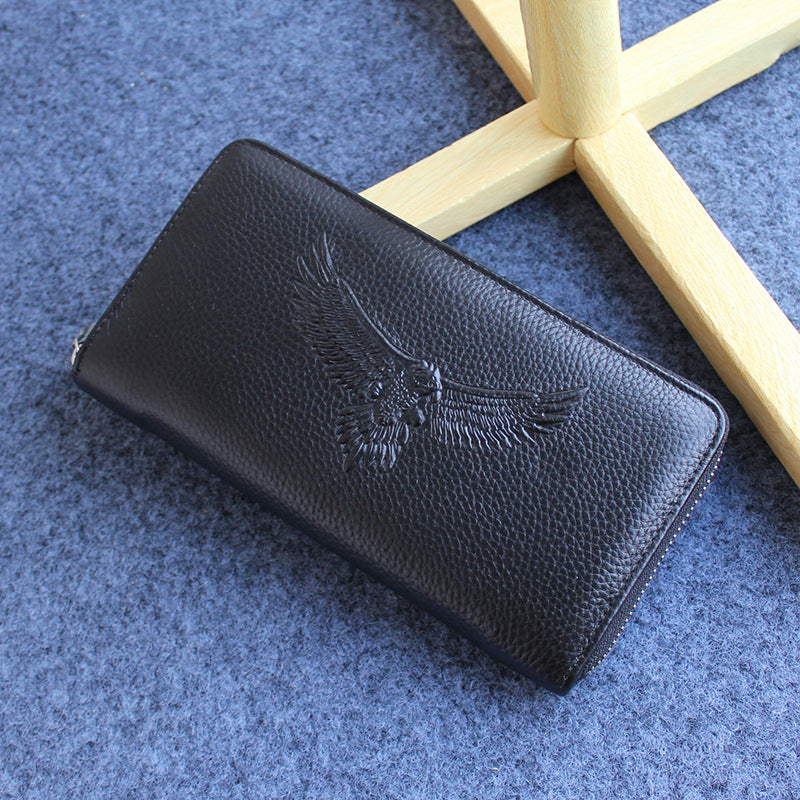 Men’s Crocodile Leather Wallet – 2024 Long Clutch & Phone Bag