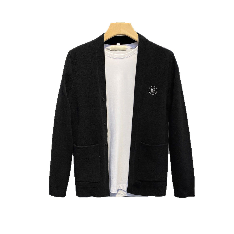 Men's Korean Style Knit Cardigan – Autumn Winter Casual Jacket