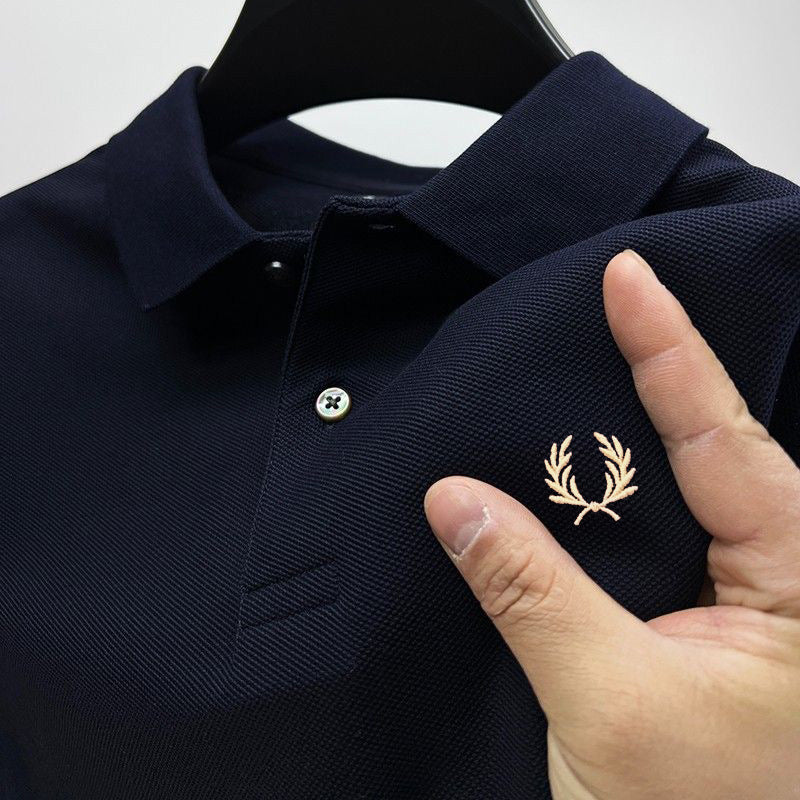 2025 Men’s Fashion Casual Half-Sleeve Polo Shirt