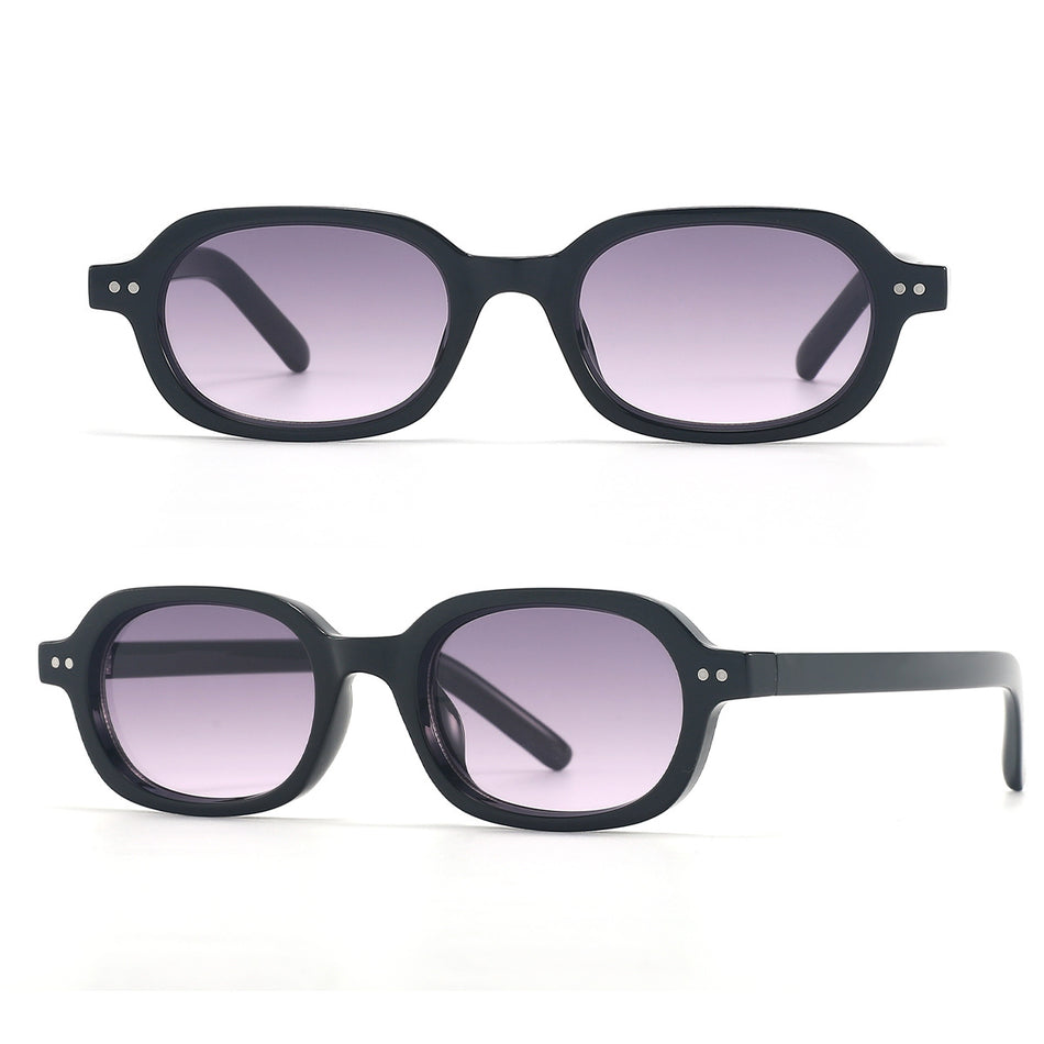 2025 Retro Oval Sunglasses – Unisex UV Protection Style