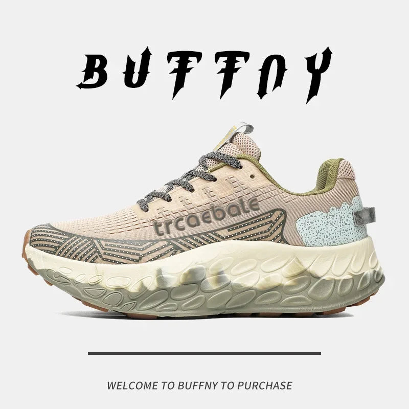 Ultra-Light Thick Sole Trail Shoes | 4-Season Grip & Style